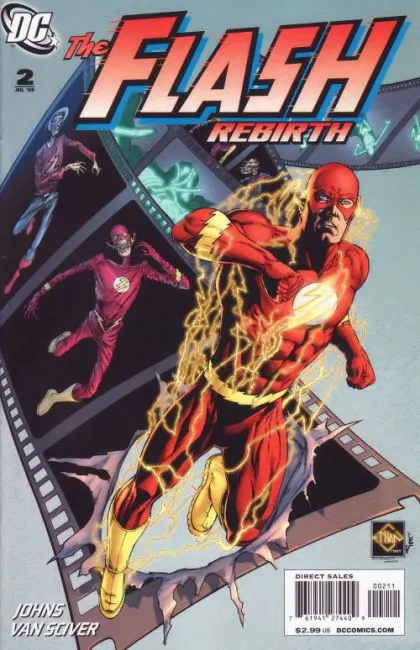 The Flash: Rebirth #2 Ethan Van Sciver Regular Cover comic book cover, 2009