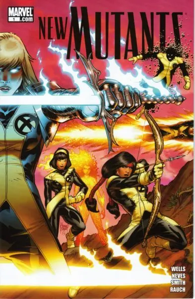 New Mutants, Vol. 3 #1 Adam Kubert Cover comic book cover, 2009
