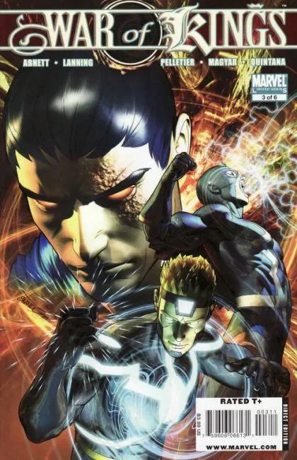 War of Kings #3 Brandon Peterson Regular Cover comic book cover, 2009