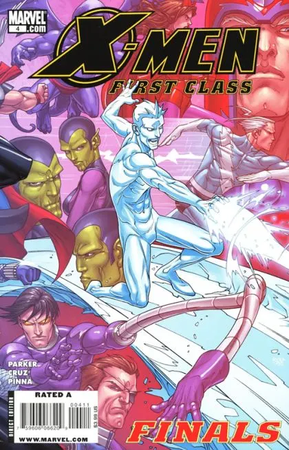 X-Men: First Class Finals #4 comic book cover, 2009