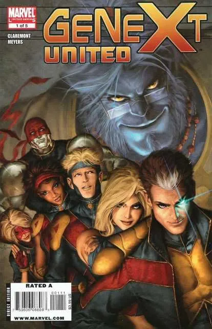 Genext United #1 comic book cover, 2009