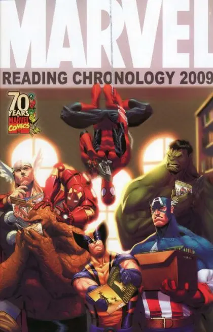 Marvel Reading Chronology #0 comic book cover, 2009