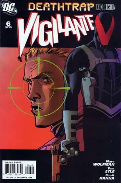 Vigilante, Vol. 3 #6 comic book cover, 2009