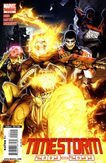 Timestorm 2009 / 2099 #2 comic book cover, 2009