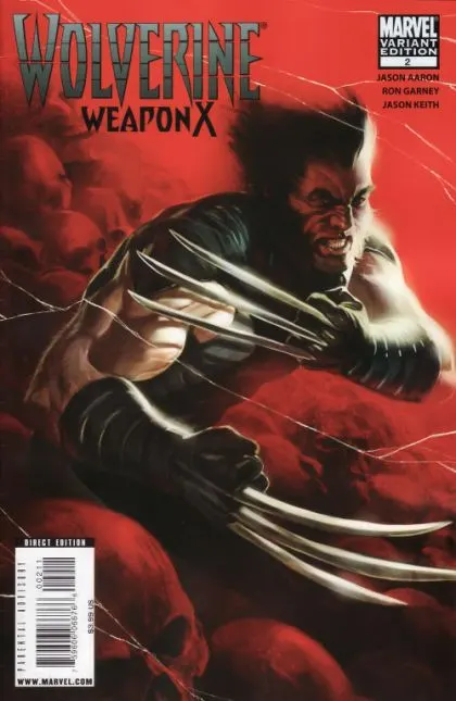 Wolverine: Weapon X #2 Marko Djurdjević Variant comic book cover, 2009