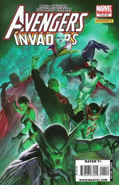 Avengers / Invaders #11 Direct Edition comic book cover, 2009
