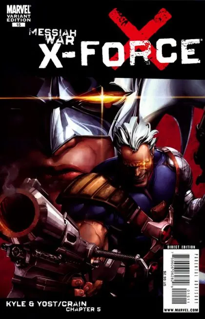 X-Force, Vol. 3 #15 Clayton Crain Incentive Variant (1:10) comic book cover, 2009