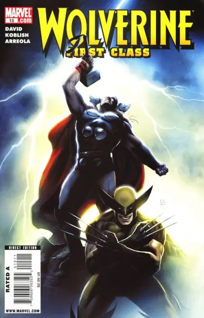 Wolverine: First Class #15 comic book cover, 2009