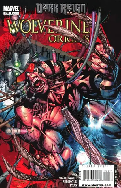 Wolverine: Origins #36 comic book cover, 2009