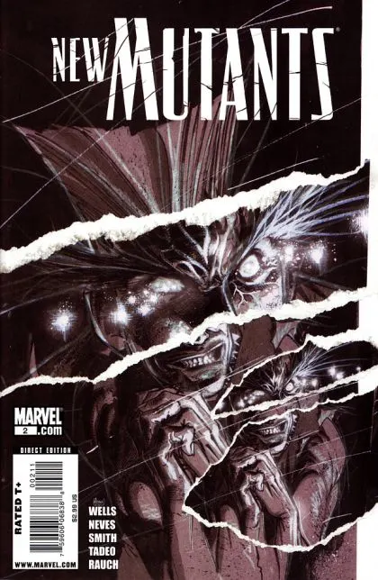 New Mutants, Vol. 3 #2 Adam Kubert Regular Cover comic book cover, 2009