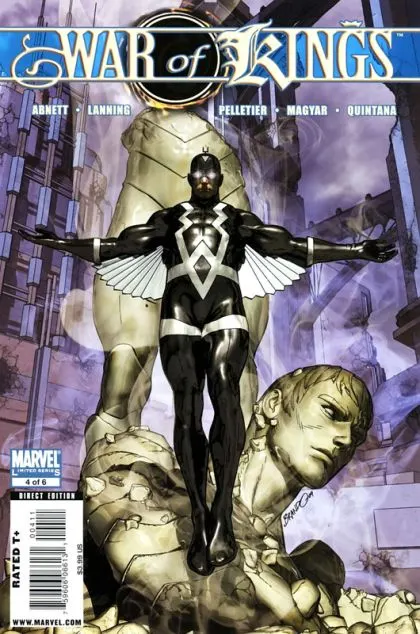 War of Kings #4 Brandon Peterson Regular Cover comic book cover, 2009