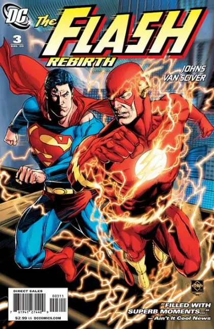 The Flash: Rebirth #3 Ethan Van Sciver Regular Cover comic book cover, 2009