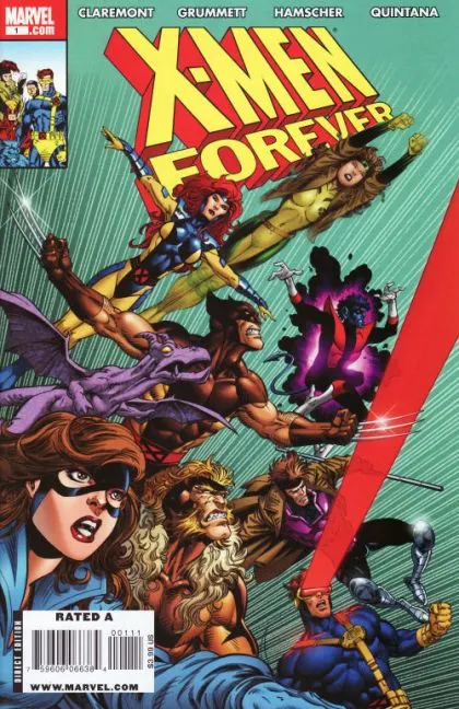 X-Men Forever, Vol. 2 #1 comic book cover, 2009