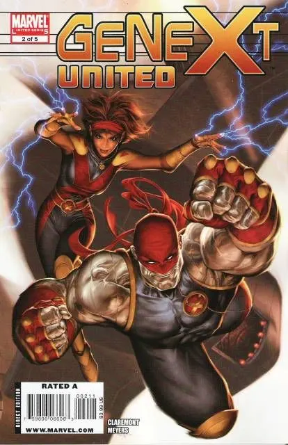 Genext United #2 comic book cover, 2009
