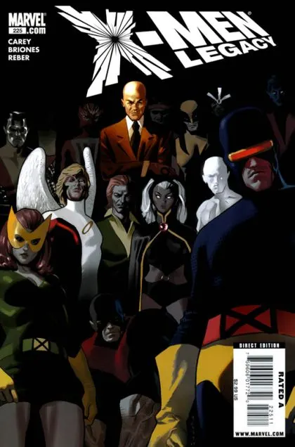 X-Men: Legacy, Vol. 1 #225 Daniel Acuña Regular comic book cover, 2009