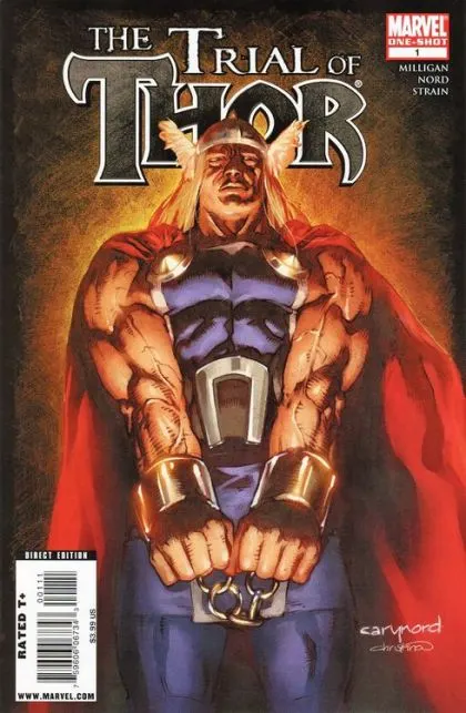Thor: The Trial of Thor #1 comic book cover, 2009