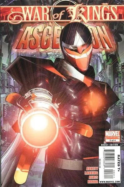 War of Kings: Ascension #3 comic book cover, 2009