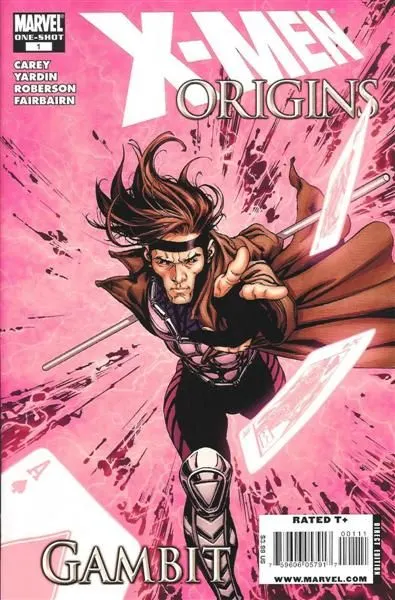 X-Men Origins: Gambit #1 comic book cover, 2009