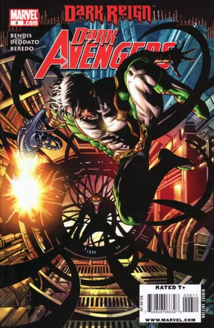Dark Avengers #6 Mike Deodato Jr. Regular comic book cover, 2009