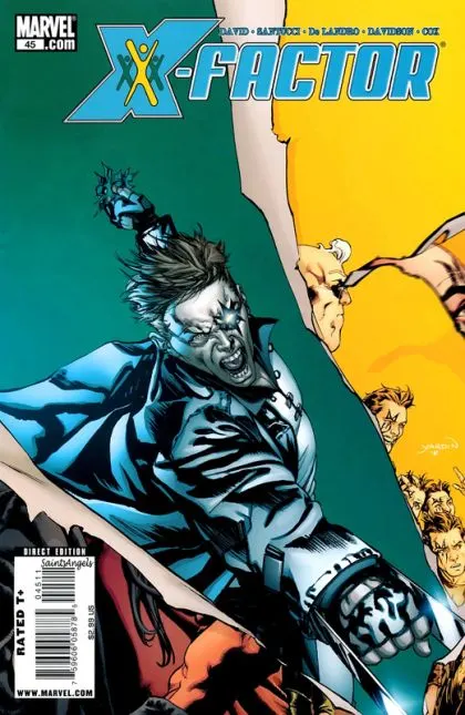X-Factor, Vol. 3 #45 David Yardin Regular comic book cover, 2009