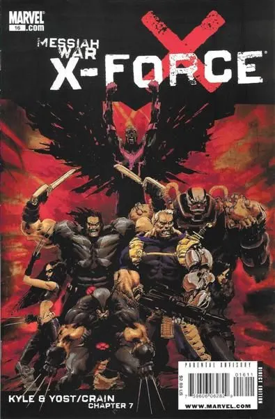 X-Force, Vol. 3 #16 Kaare Andrews regular comic book cover, 2009