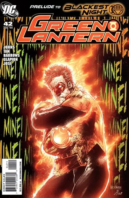 Green Lantern, Vol. 4 #42 Philip Tan Regular comic book cover, 2009