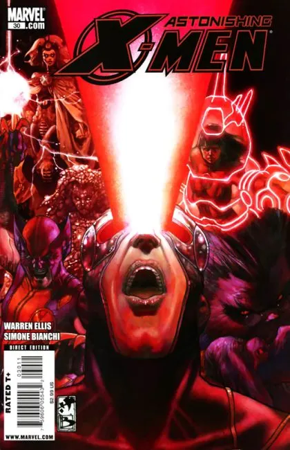Astonishing X-Men, Vol. 3 #30 Direct Edition comic book cover, 2009