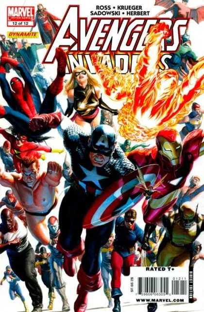 Avengers / Invaders #12 Direct Edition comic book cover, 2009