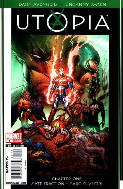 Dark Avengers / Uncanny X-Men: Utopia #1 Marc Silvestri Regular Cover comic book cover, 2009