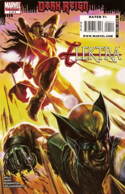 Dark Reign: Elektra #4 comic book cover, 2009