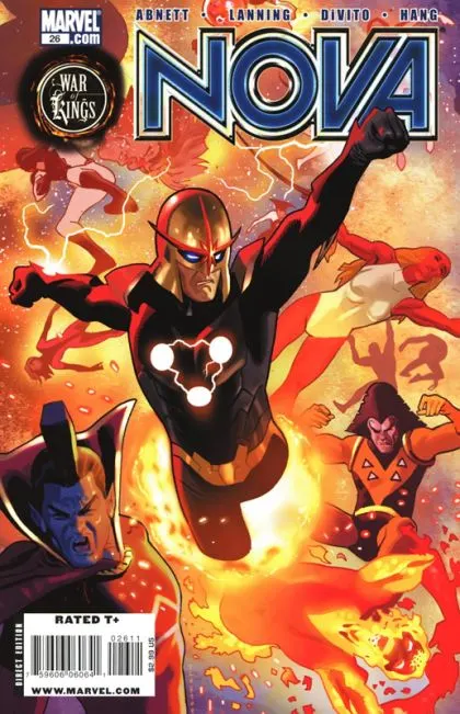 Nova, Vol. 4 #26 Daniel Acuna Regular Cover comic book cover, 2009
