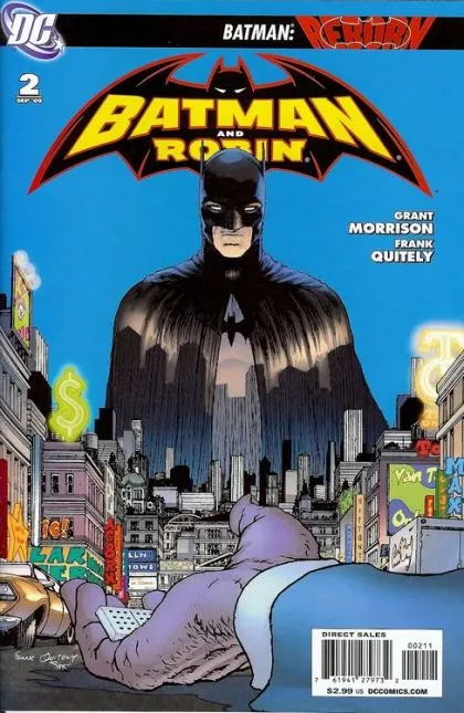 Batman and Robin, Vol. 1 #2 Frank Quitely Regular Cover comic book cover, 2009