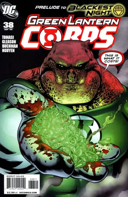 Green Lantern Corps, Vol. 1 #38 Patrick Gleason Regular comic book cover, 2009