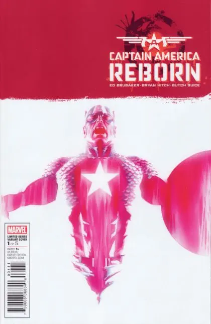 Captain America: Reborn #1 Alex Ross Variant Cover comic book cover, 2009