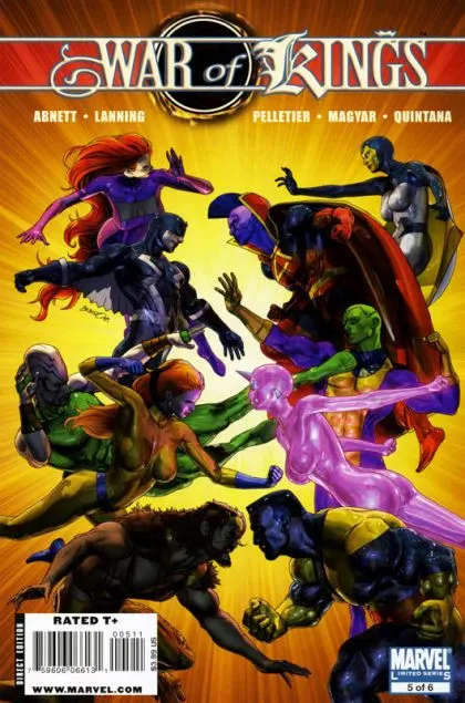 War of Kings #5 Brandon Peterson Regular Cover comic book cover, 2009