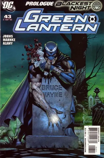 Green Lantern, Vol. 4 #43 Doug Mahnke Regular comic book cover, 2009