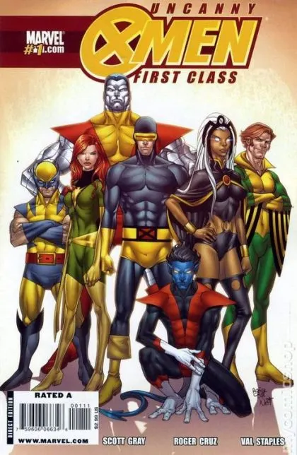 Uncanny X-Men: First Class #1 comic book cover, 2009