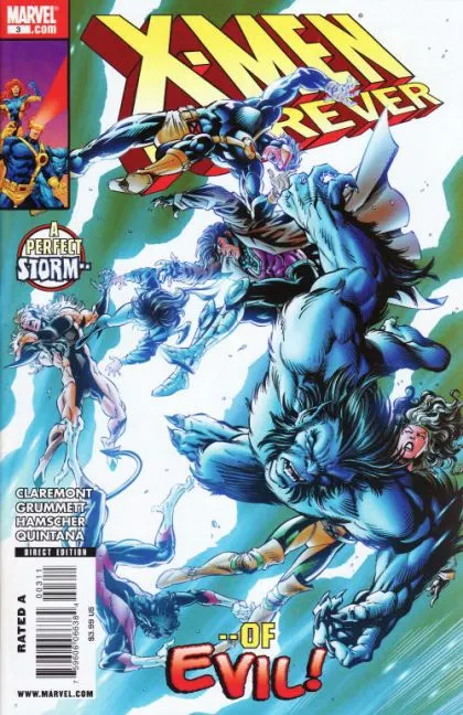 X-Men Forever, Vol. 2 #3 comic book cover, 2009