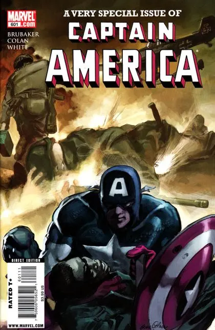 Captain America, Vol. 5 #601 Gene Colan Regular comic book cover, 2009