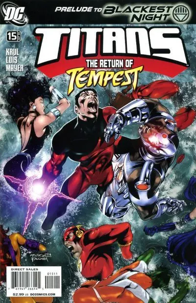 Titans, Vol. 2 #15 comic book cover, 2009