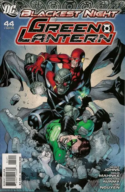 Green Lantern, Vol. 4 #44 Doug Mahnke Regular comic book cover, 2009