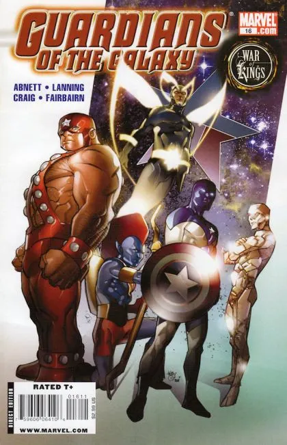 Guardians of the Galaxy, Vol. 2 #16 comic book cover, 2009