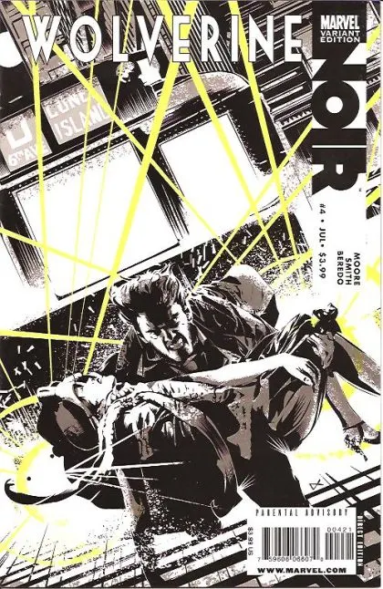 Wolverine Noir #4 Dennis Calero Variant comic book cover, 2009