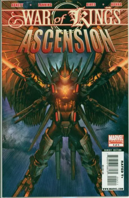 War of Kings: Ascension #4 comic book cover, 2009