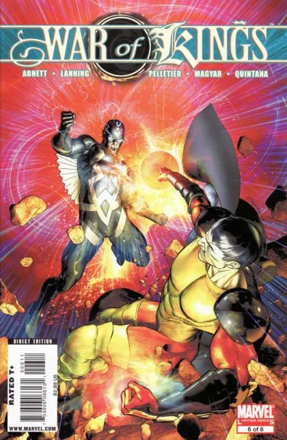 War of Kings #6 Brandon Peterson Regular Cover comic book cover, 2009