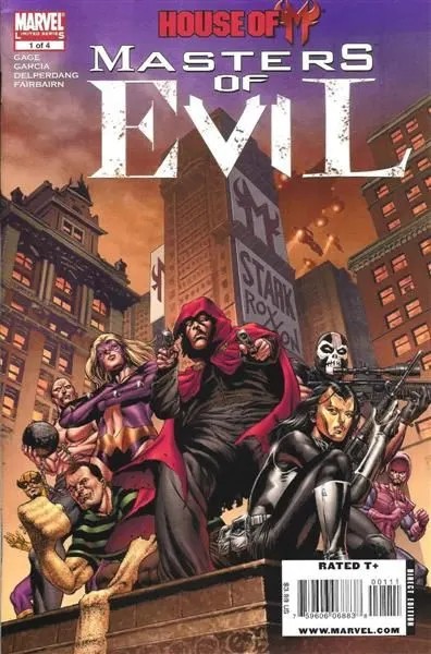 House of M: Masters of Evil #1 comic book cover, 2009