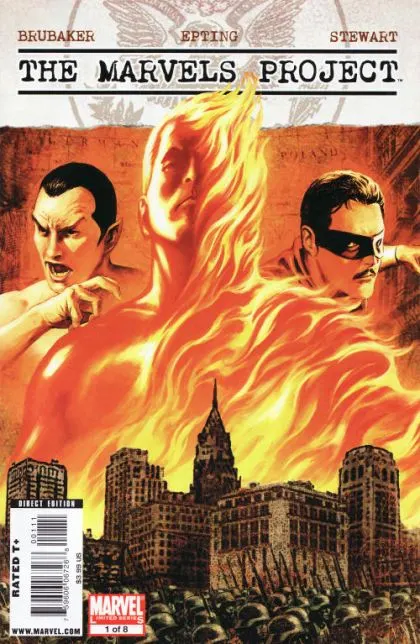 The Marvels Project #1 Steve Epting Regular Cover comic book cover, 2009