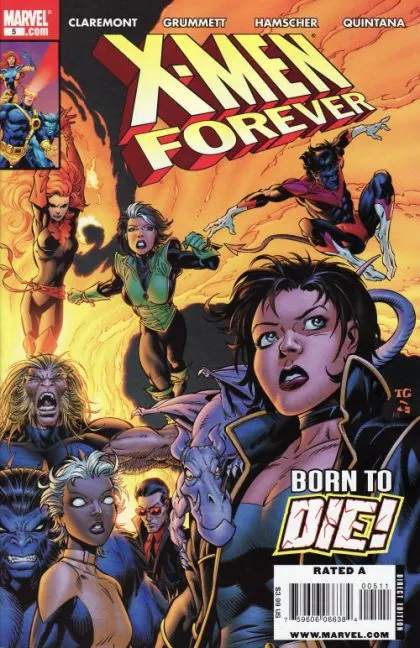 X-Men Forever, Vol. 2 #5 Tom Grummett Regular Cover comic book cover, 2009