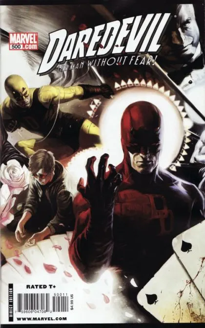 Daredevil, Vol. 2 #500 Marko Djurdjevic Gatefold Cover comic book cover, 2009