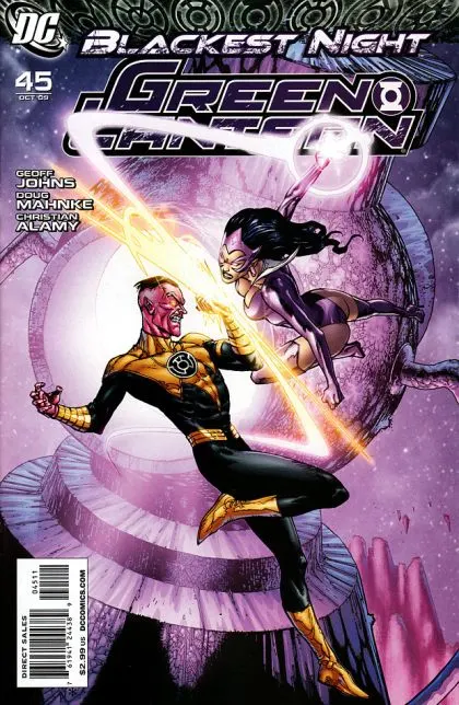 Green Lantern, Vol. 4 #45 Doug Mahnke Regular comic book cover, 2009